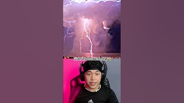 Inilah Penampakan PETIR Tornado Raksasa 😱 #shorts