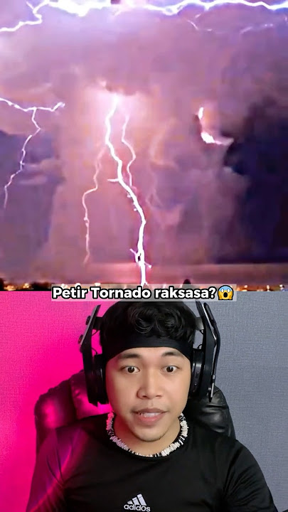 Inilah Penampakan PETIR Tornado Raksasa 😱 #shorts
