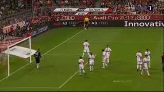 Mario Mandzukic GOAL! Bayern Munich - Sao Paulo 2:0! 31-07-2013!Audi cup 2013