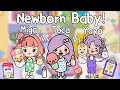 NEWBORN BABY! TOCA Vs MIGA Vs YOYA 🍼👶🏻👀 | ท้อง,คลอดลูก | Toca Life World | Miga World | Yoya World