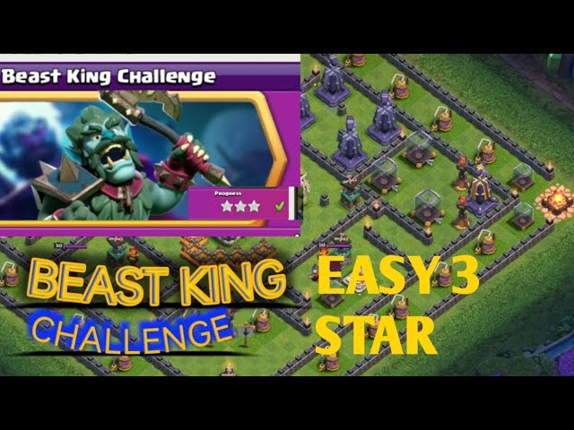 HOW TO 3 STAR THE BEAST KING CHALLENGE