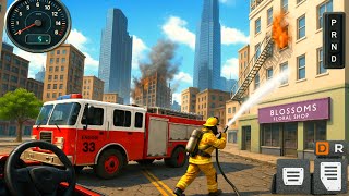 Realistic Fire Truck Rescue Simulator | 911 City Emergency Android Gameplay 😎 screenshot 5