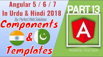 Part 13 Angular 5 crash course series in Urdu: how to create angular Templates and components