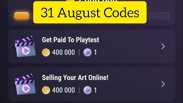 Tapswap 31 August Videos Codes | Get Paid To Playtest | Selling Your Art Online! #tapswap31august