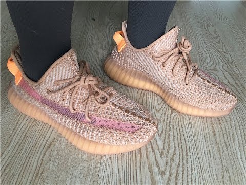 350 v2 clay on feet