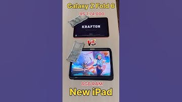Galaxy Z Fold 6 😈 vs iPad Air vs 8GB RAM vs RS 1,74,000 Mobile - FREEFIRE TEST #freefire #shorts