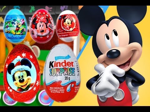 Mickey Mouse Clubhouse, Peppa Pig, Kinder Surprise, Unboxing, Surprise ...