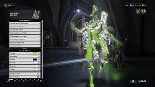 warframe CALIBAN 4th skin fashionframe with details