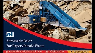 Cardboard Waste Baler – Paper And Carton Waste Baling Machine – Automatic Horizontal Baler