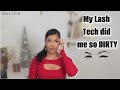 Lash tech did me dirty  beauty service gone wrong story time