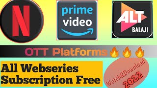 Best Free Sites to Watch Web Series Online. 🔥🔥🔥(2022)