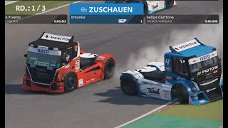 IVECO Race Truck - Frontal Crash on Nurburgring