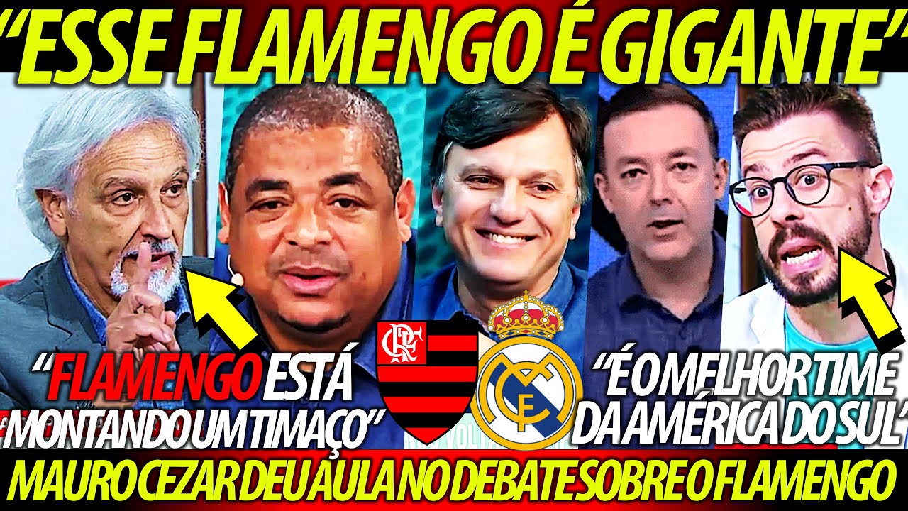 SORMANI E FACINCANI RASGAM ELOGIOS Ao FLAMENGO ESSE FLAMENGO FICOU 
