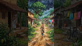 The first rain after Summers felt like this ❤️🥵 #shorts #ghibliisland #ghibli