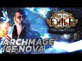 Huge dps and tanks everything  archmage ice nova of frostbolts hierophant ft goratha poe 324