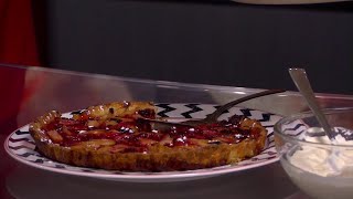 Sunday Brunch: Strawberry Rhubarb Tart