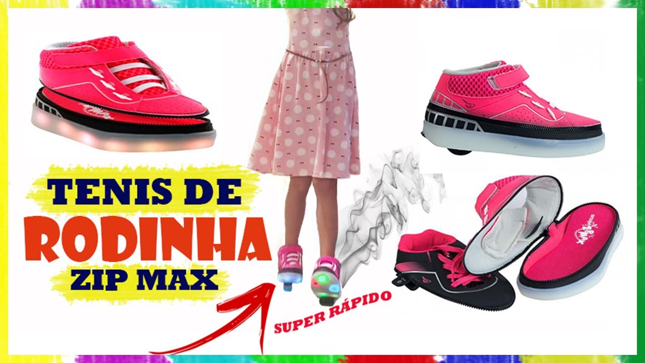 tenis de rodinha ortope zip max