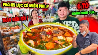 Breaking the record of Master Loc with 6 bowls of BÁNH CANH CUA the owner Scooped up Too Much Soup.