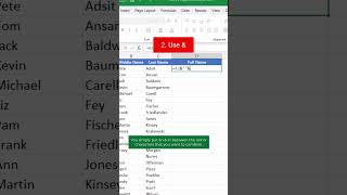 3 Ways to Combine Cells in Excel or Google Sheets  #excel #spreadsheetmagic