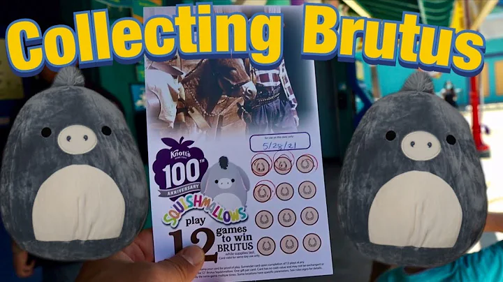 Collecting the LIMITED EDITION Brutus Squishmallows at Knott’s Berry Farm 100th Anniversary 2021
