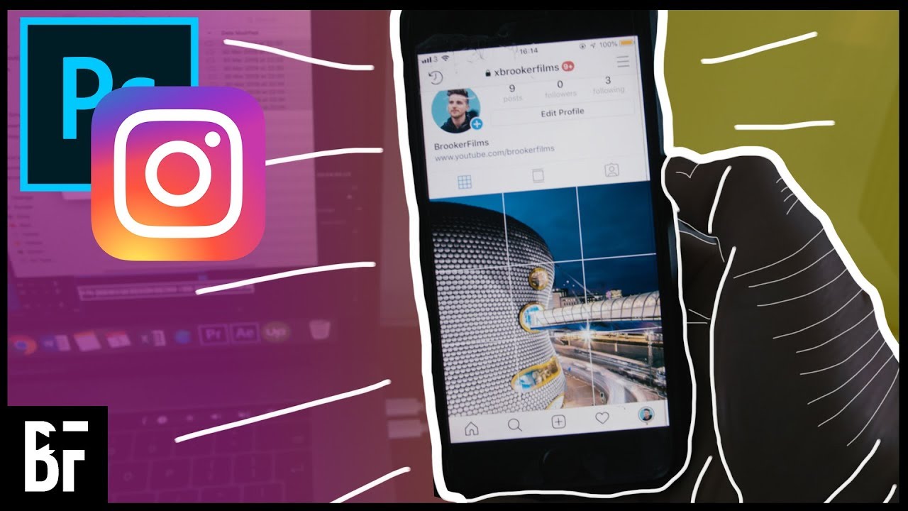 Create an Instagram Photo Grid in YouTube