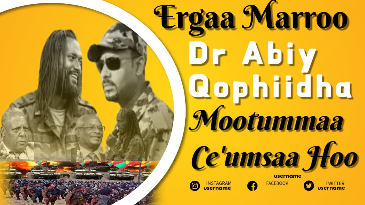 Jaal marroo Ergaa Arifaachisa Dr Abiy waraanaf Qophaa'eera mootummaa ce ...