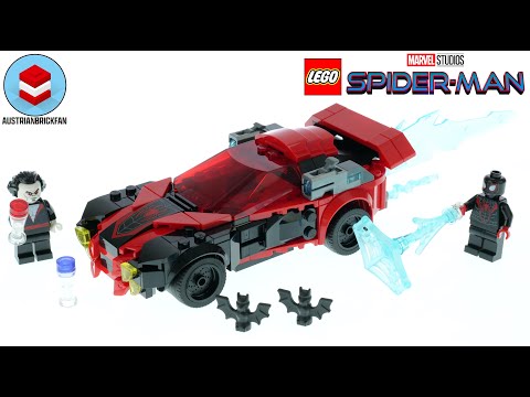 LEGO Spiderman 76244 Miles Morales vs. Morbius LEGO Speed Build Review