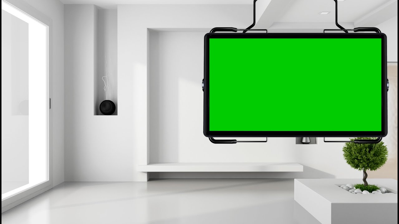 News Studio Free Background Video Green Screen, Best Green Screen