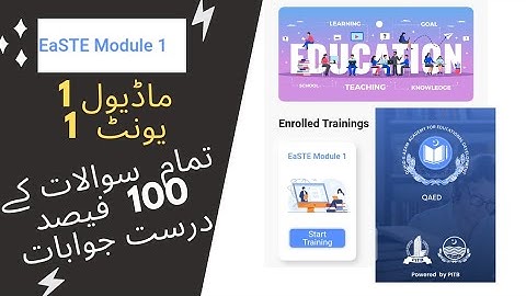 EaSTE All Solved Questions | Module 1 | Unit 1 | School Activities and Warmers