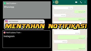 Mentahan notifikasi whatsapp, instagram link via mediafire