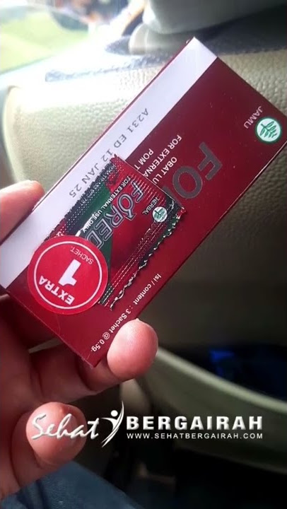 Foredi Gel Herbal Oles Tahan Lama Resmi BPOM Aman Terpercaya