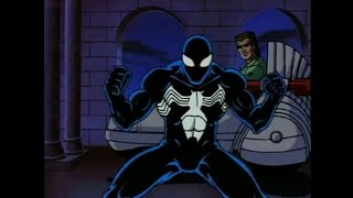 Человек паук в чёрном костюме против шокера (человек паук1994)