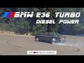 ОБЗОР TURBO BMW E36 325tds /// ЧТО МОЖЕТ ЧИПОВАННЫЙ ДИЗЕЛЬ М51?! ТЕСТ И ЗАМЕРЫ 0-100 + 402м ///