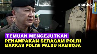 Penampakan Seragam Polri saat Markas Polisi Palsu Kamboja Diobrak-abrik Tentara Thailand