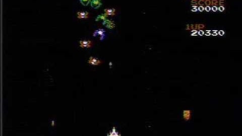 Galaga: Demons of Death (Bandai, 1988) - NES Gameplay