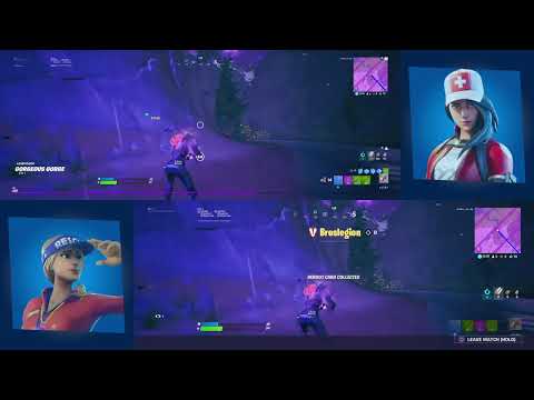 🔴FORTNITE SPLIT SCREEN Gameplay!! (No Commentary)