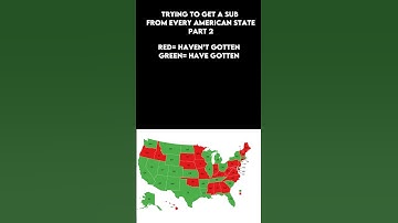 Trying to get a sub from every American State Part 2 #shorts #edit #mapedit