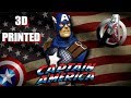 3D Printed & Airbrushed 17" Captain America Bust | Myminifactory |