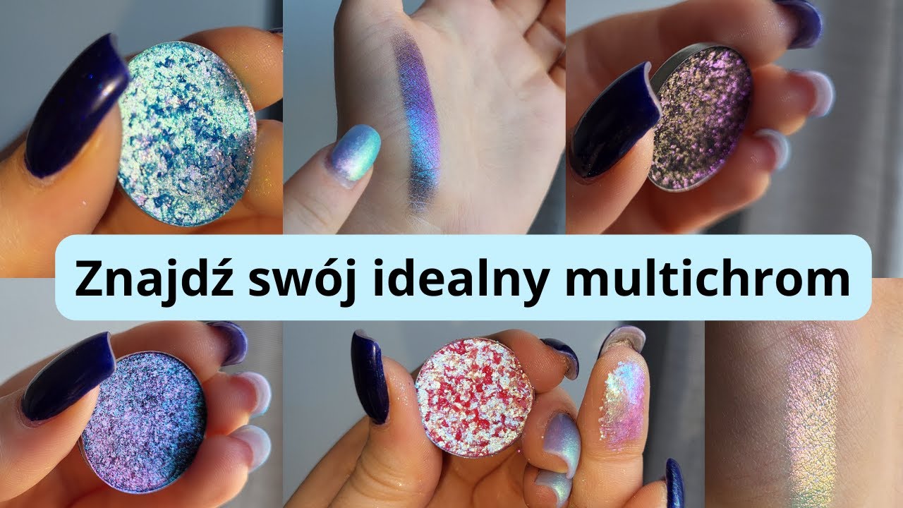 Jaki multichrom warto kupić? Swatchujemy cienie Glamshop, bo promocja urodzinowa
