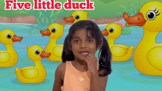 Five Little Ducks | Nursery Rhymes - Baby Songs @Varuandsanji369