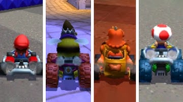 Mario Kart 7 Online - All Characters Losing Animations in Coin Runners