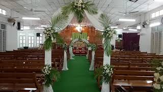 A One Decoration
marriage Church Decoration