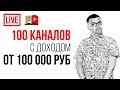 Как заработать на Ютубе? Сделаем ВМЕСТЕ 100 каналов на Ютубе с доходом от 100 000 руб. в мес!