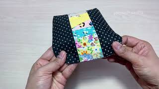 How to Make mini pouch with scrap fabric | Diy mini purse | Sewing Tutorial