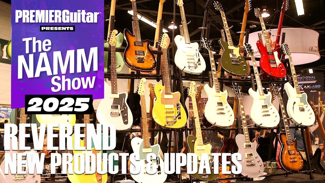 Reverend Guitars 2025 New Releases & Updates | NAMM 2025 - YouTube