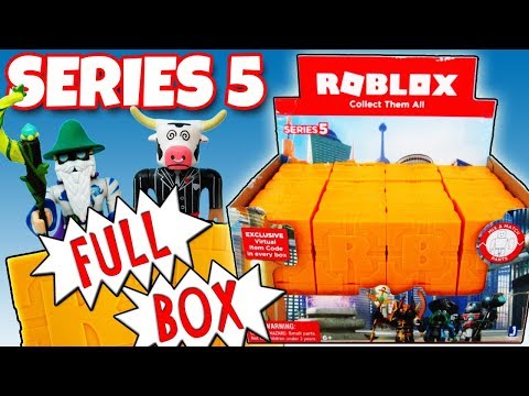 CASO COMPLETO Roblox Action Series 5 Blind Mystery Box W Code! NOVO!