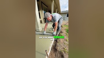 Is rebar essential for every job #concrete #construction #landscaping