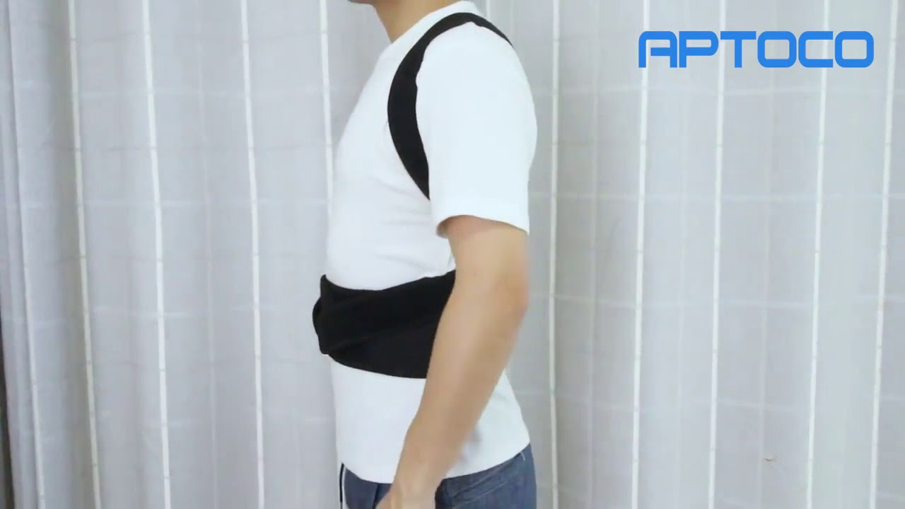 Aptoco Posture Corrector Back Posture Brace Clavicle Support Stop Slouching and Hunching Adjustable