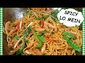 SPICY CHICKEN LO MEIN RECIPE | CHINESE CHICKEN AND VEGETABLE STIR FRY  | SPICY LO MEIN