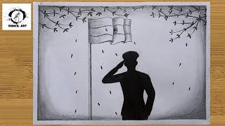 Easy Independence drawing for beginners || independence day drawing